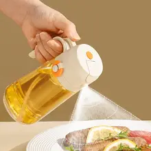 食品級ガラス製オイルスプレーボトル【霧状・油と酢の両用】