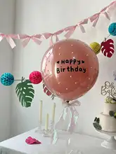 バタフライリボン材料セット【インス風・誕生日・ウェディング・ピンクパール装飾バルーン】