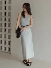 王妃家 ブラックスーツ風 ハーフスカート【高腰・中長丈・Aライン】