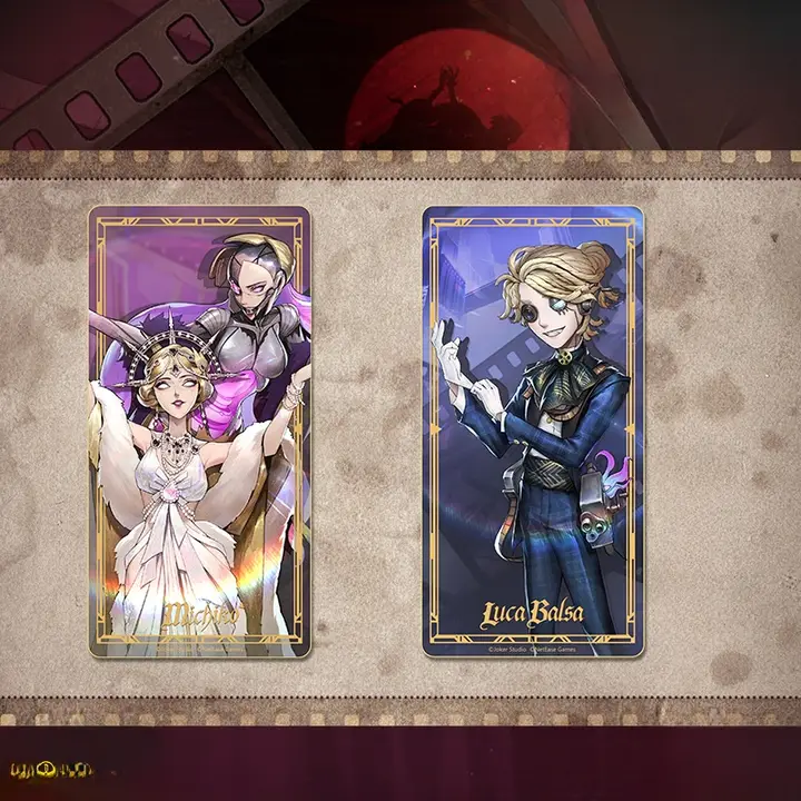 第五人格七周年記念 透過カードケース【囚徒＆紅蝶・ゲーム関連アイテム】（セットアップ対応）