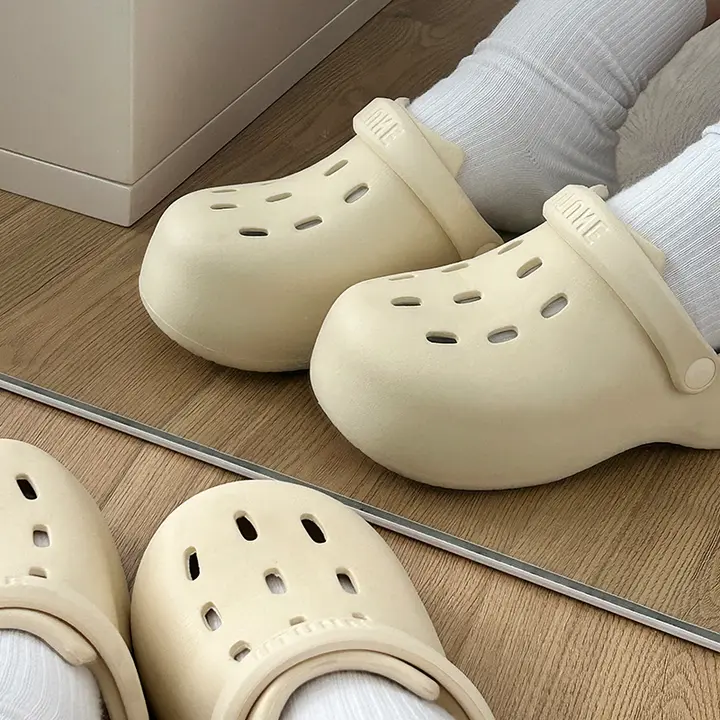 女性用 厚底サンダル【穴あけ不要・滑り止め・ビーチ用】