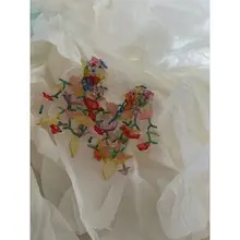 ドロップイヤリング フラワーモチーフ フリンジ ボリューム感 立体感 着痩せ ティードレス「INZINA」