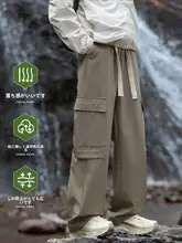 アメリカン マルチポケット カーゴパンツ メンズ スポーツ ルーズ