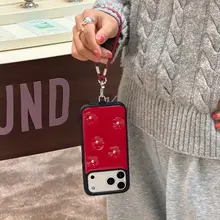 スマホケース スマートフォンカバー レディース ストラップ付き 耐衝撃 かわいい iPhone 17 iPhone 16 Pro Max 対応 「EVENSHOW」