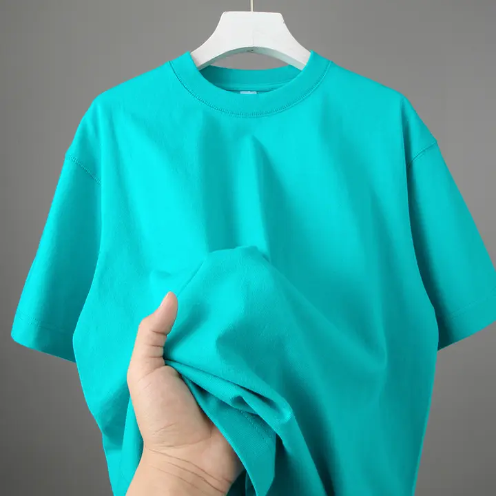 極上の柔らかさ！シンプルな半袖Tシャツ【ユニセックス・夏用・ティファニーブルー】