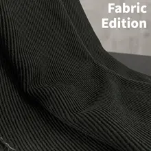 ウール混紡生地 ストライプ 厚手 ダークグリーン 上質 デザイナーズファブリック DIY ハンドメイド コート アウター 服作り
