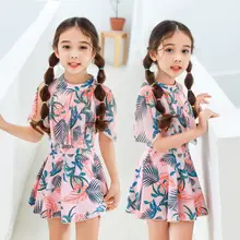 親子水着 新しいファッション 花柄 かわいい 韓国版