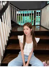 ワイドレッグストレートデニムパンツ【カジュアル・フィット】（セットアップ対応）