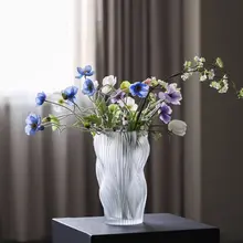 花瓶 ガラス 透明 大口径 シンプル モダン 生け花 インテリア 水栽培 上品 おしゃれ