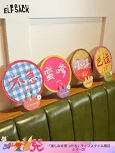 妖精デザインのクリエイティブな丸型扇子【カラフル・夏用・ポケットサイズ】