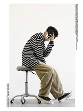 黒色キャンバスシューズ【厚底・ハイカット・通気性・男性用】