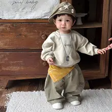 男の子用パンツ【春秋向け・カジュアルデザイン・外出用】（セットアップ対応）