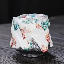 志野焼き大号茶杯【手作り・和風・陶器・茶器用】