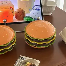 ハンバーガー用 吐骨プレート【家庭用・クリエイティブデザイン・おやつ用】