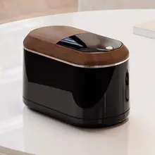 卓上ゴミ箱 プッシュ式 蓋付き コンパクト おしゃれ 家庭用 オフィス リビング 寝室