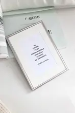 モダンなアルミ合金フォトフレーム【おしゃれなデザイン・壁掛け・卓上用】