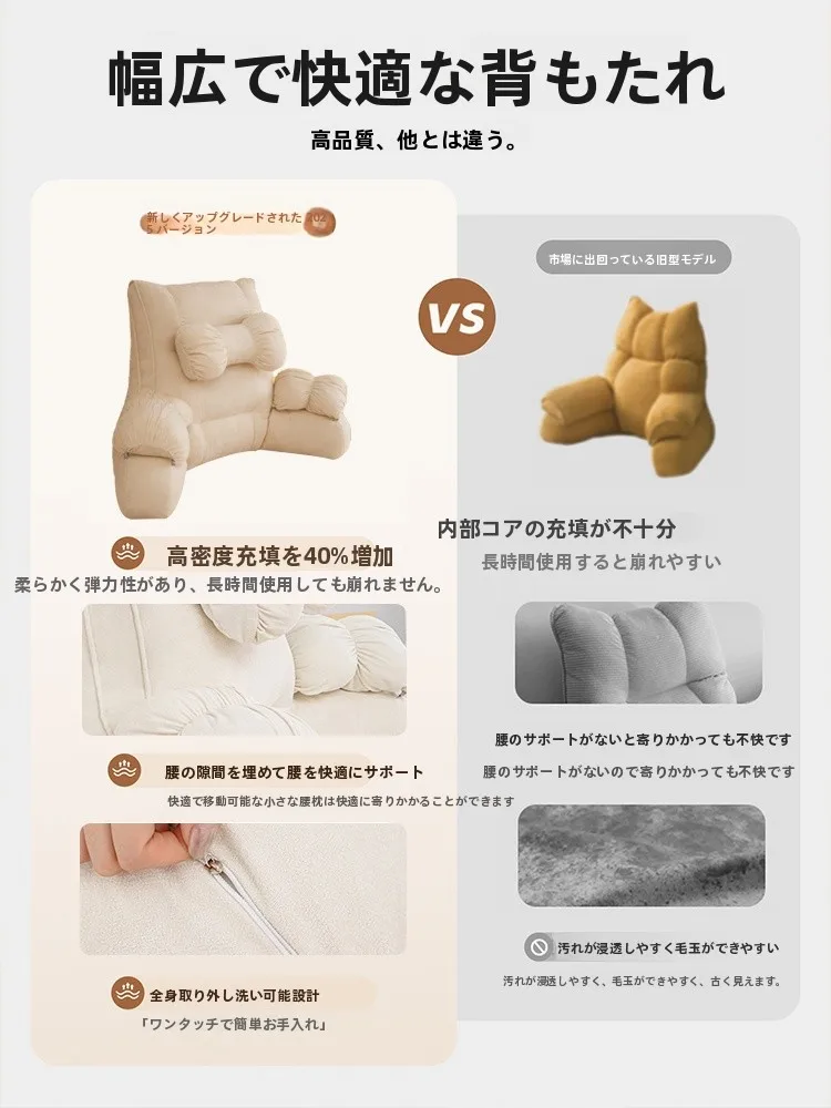 ウエストサポートクッション：ゆったりまったり のサイズ選びで最適なフィット感を実現