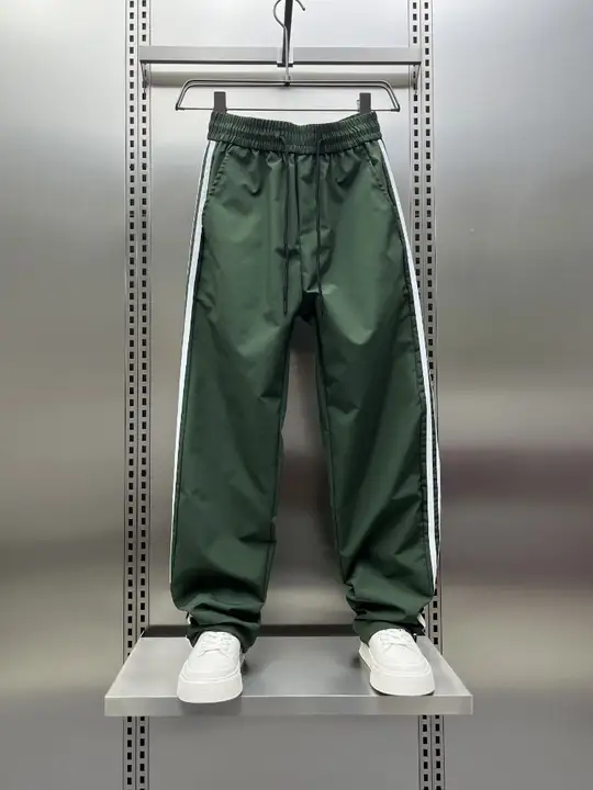 アメリカンストライプ カジュアルパンツ【秋用・アウトドア・速乾・男女兼用・ワイドストレート】