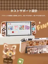 保護ケース スイッチ ユーザー コントローラーカバー シリコンソフト ケース 可愛い OLED 本体用