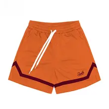 slamble バスケットボール用 メンズ ショートパンツ【カラーブロック・膝丈・フィットネス用】