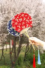 和風リバーシブル扇子【桜柄・金箔加工・コスプレ・撮影小道具】