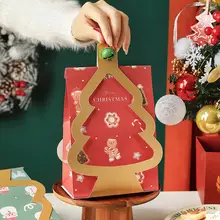 紙袋 持ち手付き クリスマス おしゃれ 焼き菓子 クッキー キャンディ ラッピング ギフト プレゼント