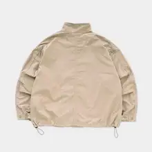 SOGATA M65 軽量防水スタンドカラー短丈ジャケット【秋冬用・シンプルデザイン・レトロスタイル】