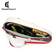 GREATSPEED 3本収納 テニスバッグ【ショルダーストラップ・男女兼用・シンプルデザイン】