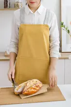 シンプルで清新なデザインのエプロン【薄手・防汚・夏用】