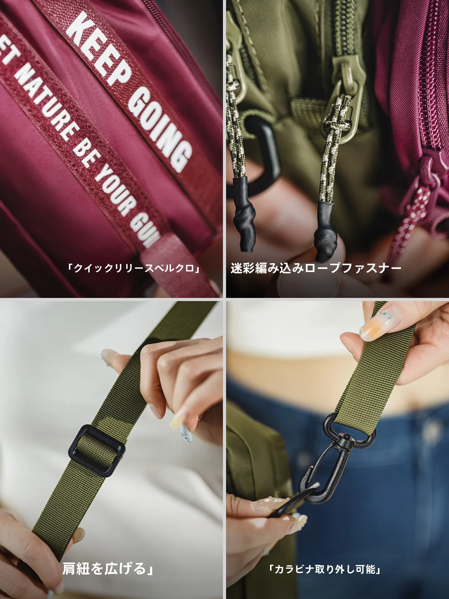 ワインレッドのショルダー付きミニバッグ：軽量通勤向け女性用バッグの実用性と性能解析