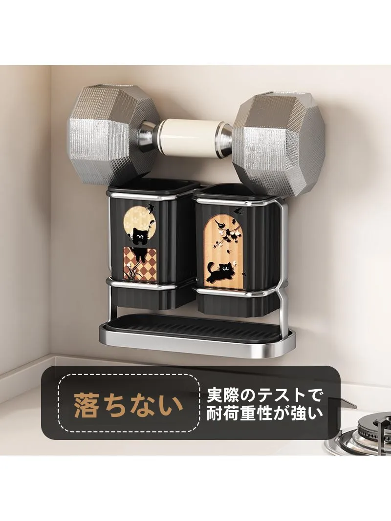 キッチン用壁掛けナイフラック：多機能カトラリー収納の実用性と設置ポイント