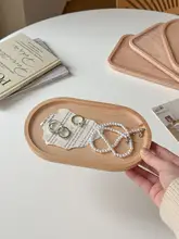 トレイ 天然木 ブナ材 シンプル 四角 楕円 スイーツ デザート アクセサリー収納 カップ 小物収納