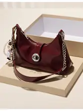 高級感あふれるシンプルなデザイン！ファッショナブルな脇下バッグ【通勤用・肩掛け・斜め掛け】