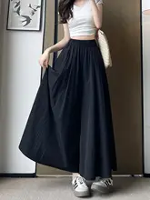 夏用薄手スカートパンツ【極上の柔らかさ・ワイドレッグ・ストレッチ・楽な着心地】（セットアップ対応）