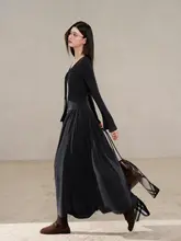 冬季にぴったり！グレーの美しいデザインの2点コーディネート（セットアップ対応）
