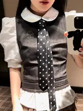 デザイン感溢れる復古風ハンドメイドネクタイ【ストライプ・2WAY・おしゃれなアクセサリー】