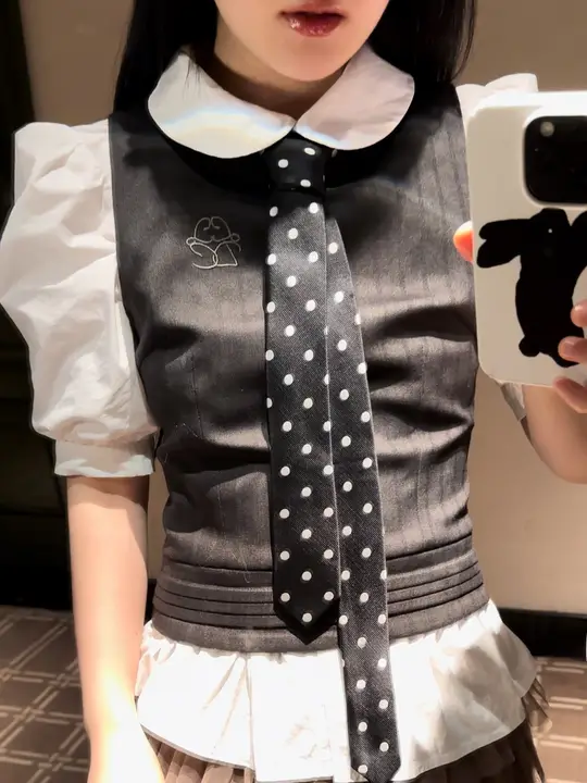 デザイン感溢れる復古風ハンドメイドネクタイ【ストライプ・2WAY・おしゃれなアクセサリー】
