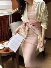 シンプルなルーズフィット麻混コットン通勤シャツ【無地・UVカット】