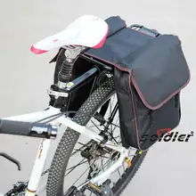 防水大容量自転車用リアパック【黒・アウトドア・マウンテンバイク対応】