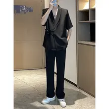 夏用極上の柔らかさアイスシルク半袖ジャケット【通気性・カジュアル・ティーン向け】