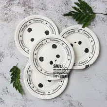 可愛らしいパンダデザインの紙皿・紙ボウル【パーティー用品・撮影小道具・飾り用】