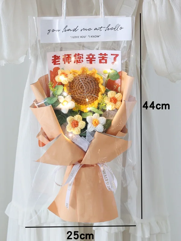 先生の日に贈る感謝の言葉は、花束で伝えるべき？毛糸のカーネーションが選ばれる理由