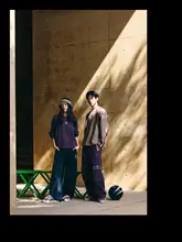 男女兼用 オーバーサイズ プルオーバーセーター【長袖・ニット・ゆったりデザイン】（セットアップ対応）