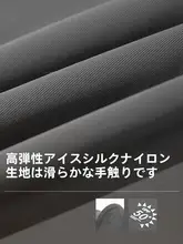 夏用 アイスシルク素材の全顔日焼け防止マスク【通気性・ネックガード付き・UVカット】