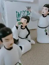 西安博物館 文創 李白 フィギュア 【盲盒・古風ギフト】