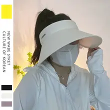 涼感 夏用 UVカット大つば空頂サンハット【防紫外線・自転車用】