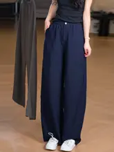 極上の柔らかさのリネン混一粒ボタンカジュアルパンツ
