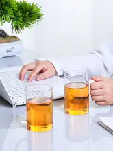 ガラスカップ お茶のカップ オフィス 用 家庭 用 耐熱 透明