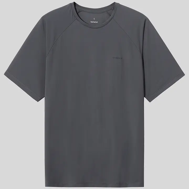 半袖Tシャツ メンズ 無地 テクスチャー 接触冷感 快適 シンプル 着回し ベーシック 夏