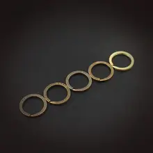 純銅製 ダブルサイド彫刻キーホルダー【クリエイティブデザイン・手作り・車用アクセサリー】